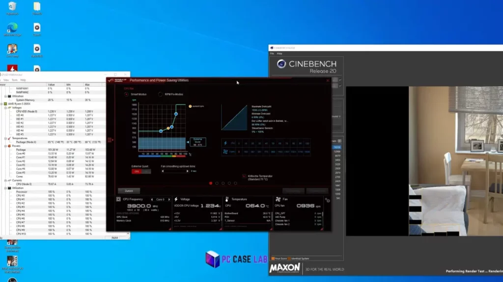 A GPU Stress Test using Cinebench Application